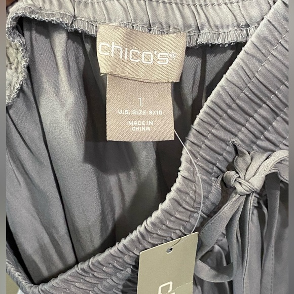 NWT Chico’s Solid Side-Slit Maxi Skirt Size 8 - Picture 11 of 12